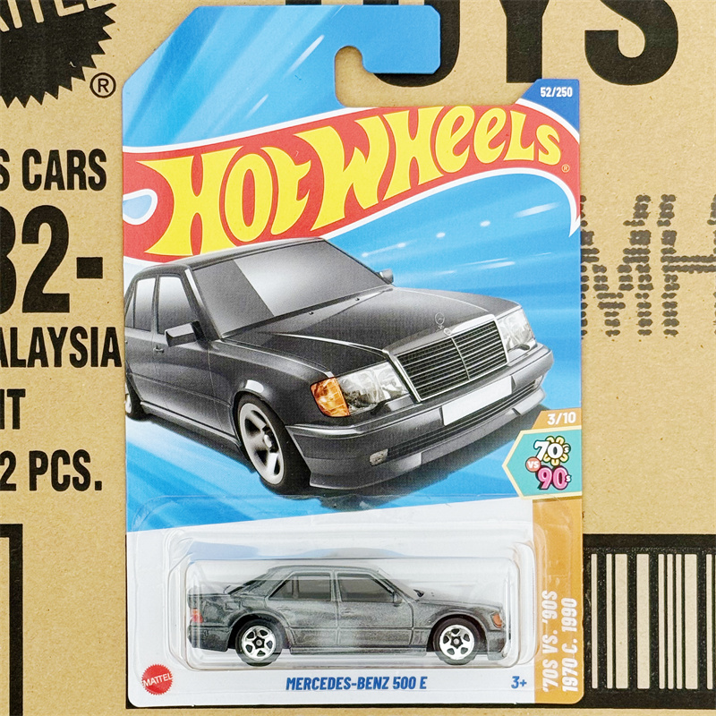 Mattel Toy Hot Wheels - รถของเล่นฮอทวีลส์ 1:64 รถซุปเปอร์ฮอทวีลส์ MERCEDES-BENZ 500 E