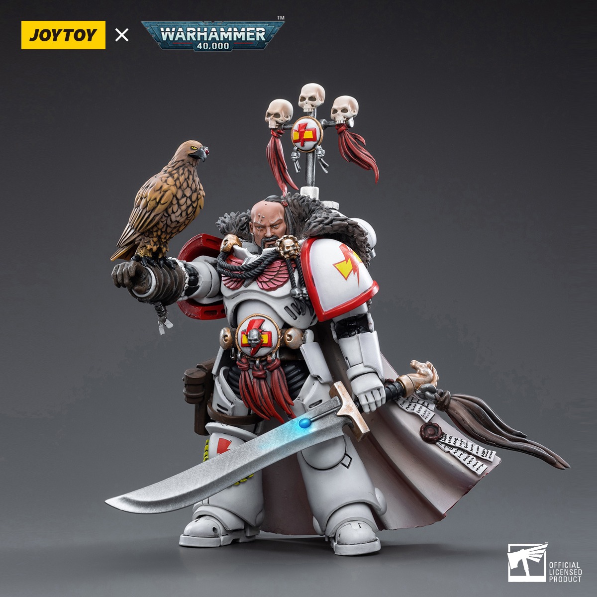 Board Game War - 【อุปกรณ์เสริม】JOYTOY Warhammer 40K 1/18 แอ็คชั่นฟิกเกอร์ไวท์สการ์สกัปเตอร์ คอร์'ซาร์โร
