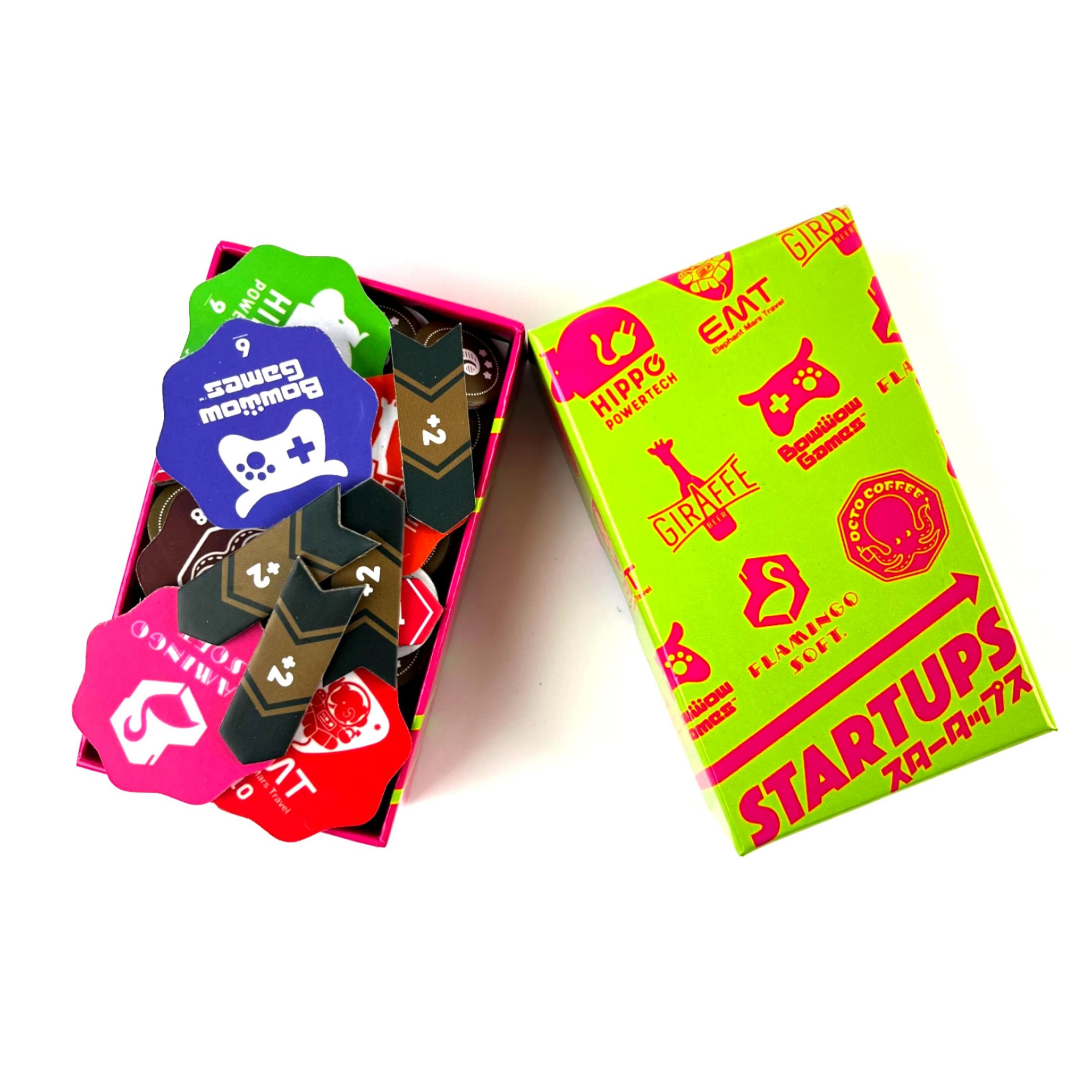 Board Game For 3 Players - เกมกระดาน: สตาร์ทอัพส์ – เกมไพ่จำลองสถานการณ์สองภาษา สนุกสนานแบบอินเทอร์แอคทีฟสำหรับครอบครัว เหมาะสำหรับผู้เล่น