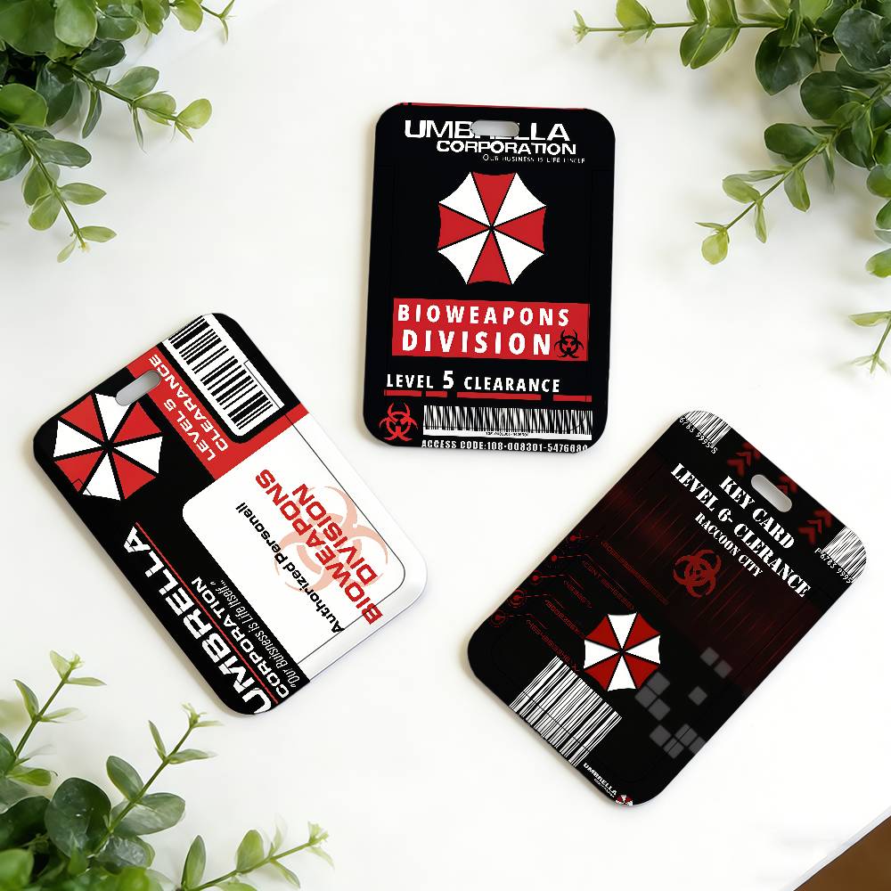 Board Game Resident Evil - สายคล้องคอพร้อมพวงกุญแจสำหรับใส่บัตรประจำตัว ลายเกม Resident Evil ของขวัญสำหรับพนักงาน