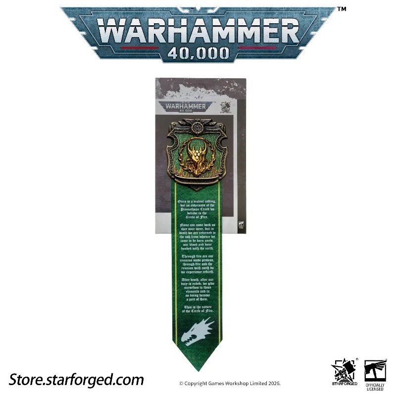 Board Game War - เข็มกลัดวอร์แฮมเมอร์ 40K ลายซาลามันเดอร์ อุปกรณ์เสริมเกมส์ เข็มกลัดติดเสื้อผ้า กระเป๋าเป้