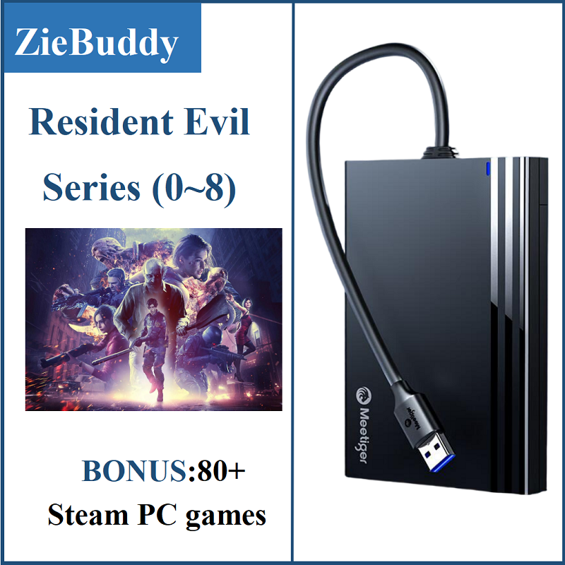 Board Game Resident Evil - เครื่องเล่นเกม ZieBuddy รวมถึงซีรีส์เรซิเดนต์อีวิล (0~8) และเกมพีซีบน Steam