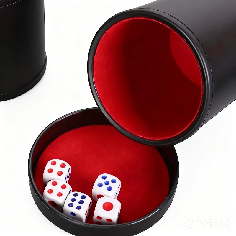 ถ้วยลูกเต๋าหนังสีส้มเขียวแดงพร - Board Game Yahtzee บทวิจารณ์และราคา