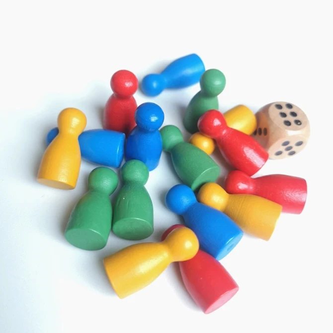100 ชิ้นไม้สีสันสดใสหมากรุกมาร - Board Game Hegemony บทวิจารณ์และราคา