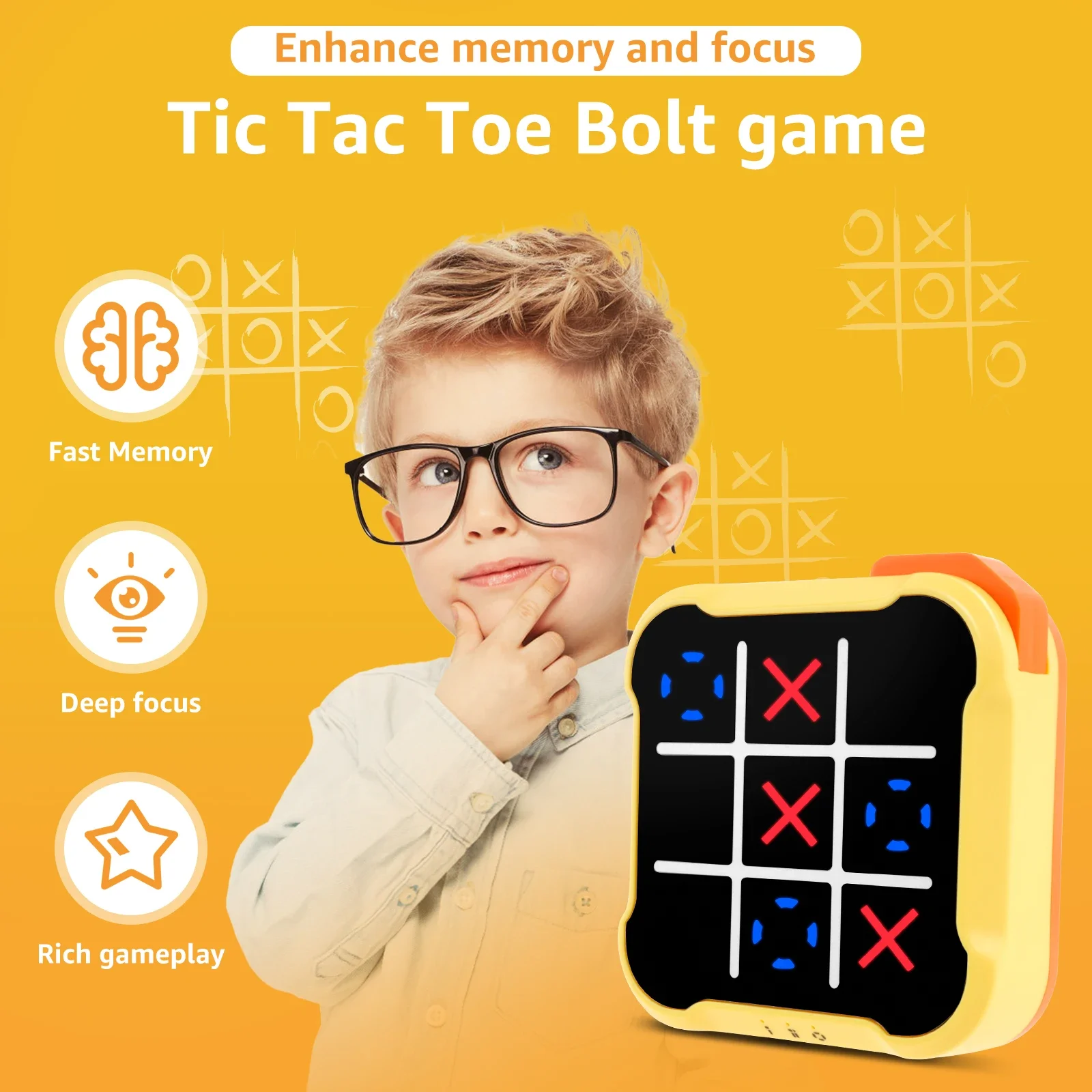 3in1 อิเล็กทรอนิกส์ TIC-TAC-TO - Board Game For 3 Players บทวิจารณ์และราคา