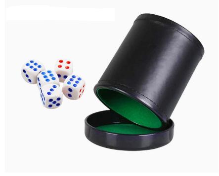 หนังถ้วยลูกเต๋าพร้อมฝาปิดสีเขี - Board Game Yahtzee บทวิจารณ์และราคา
