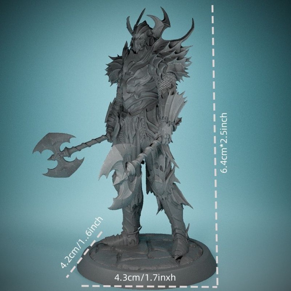 อัศวินปีศาจไร้ปีก 3D พิมพ์รูปป - Board Game War บทวิจารณ์และราคา
