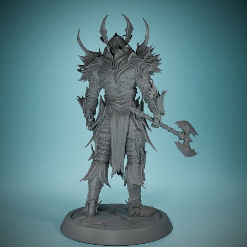 อัศวินปีศาจไร้ปีก 3D พิมพ์รูปป - Board Game War บทวิจารณ์และราคา