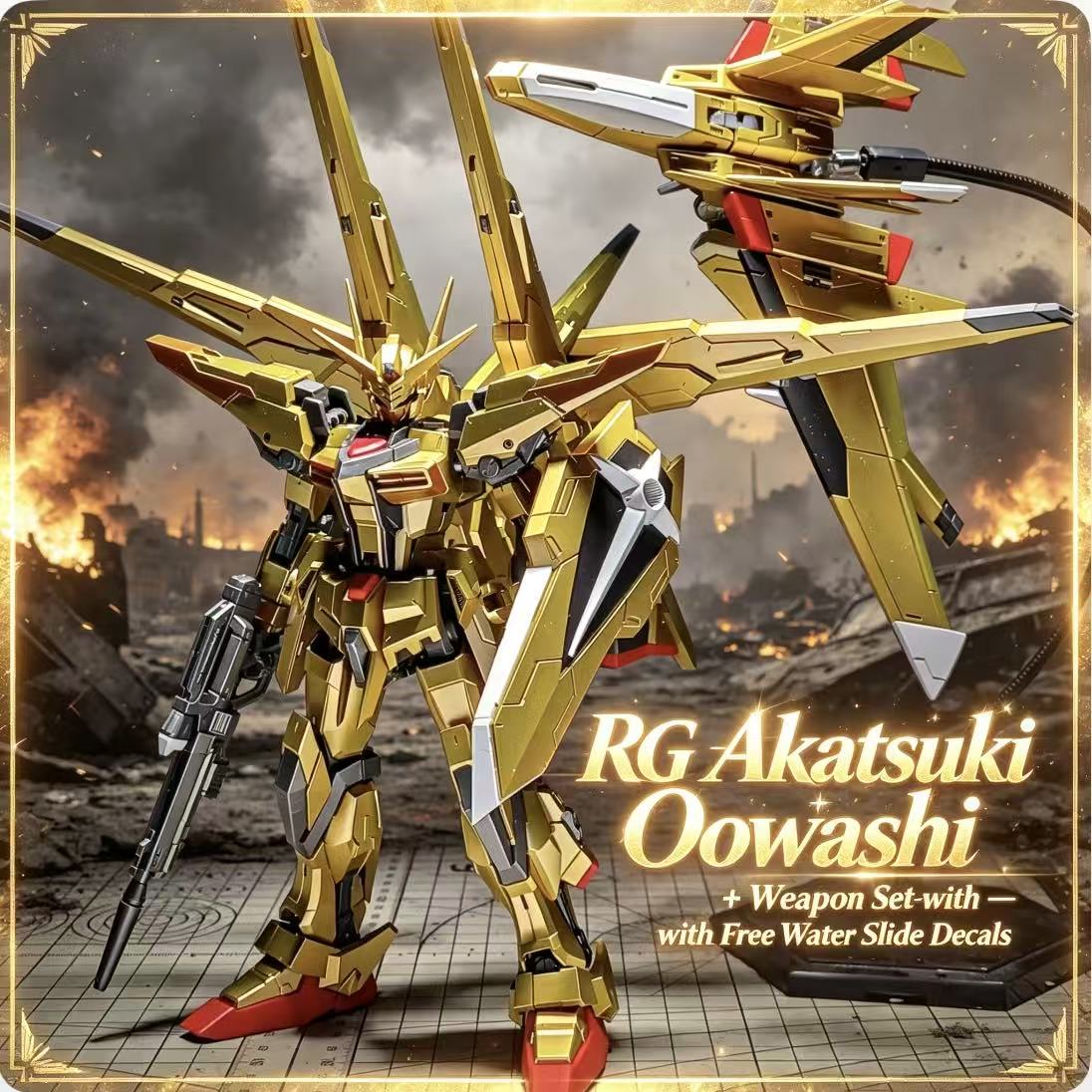 RG41 1/144 ORB-01 Akatsuki Oow - Bandai Model Gundam Rg บทวิจารณ์และราคา