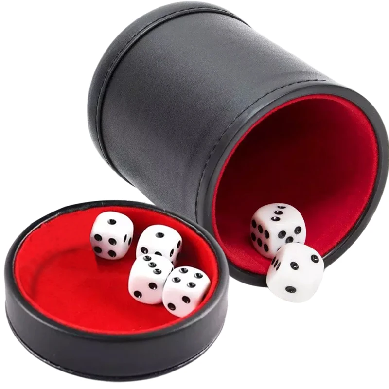 ถ้วยหนังสำหรับเล่นลูกเต๋าพร้อม - Board Game Yahtzee บทวิจารณ์และราคา